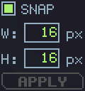 Sprite size